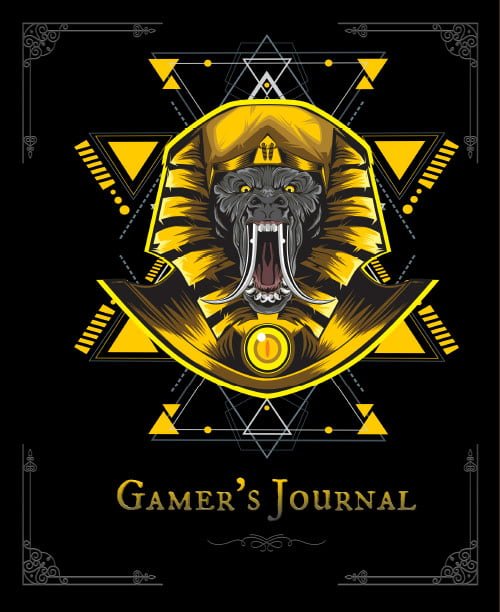 Gamer's Journal: RPG Role Playing Game Notebook - Golden Egypt Kong (Gamers series)