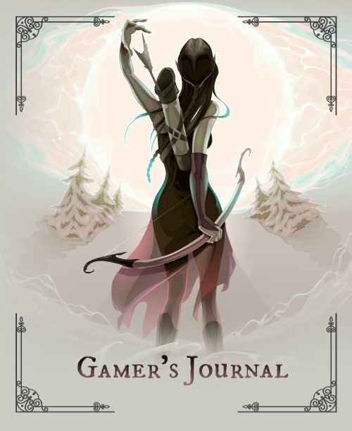 Gamer's Journal: RPG Role Playing Game Notebook - Elf With Bow (Gamers series)