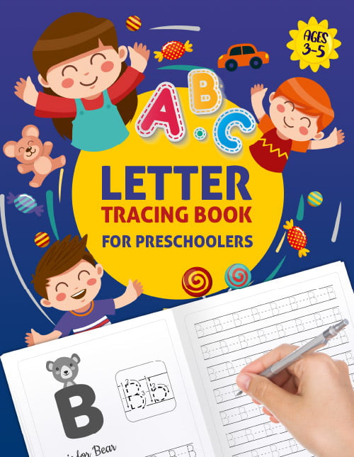 Letter Tracing Books for Preschoolers: Practice Workbook for Kids Ages 3-5