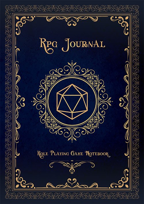 RPG Journal: Role Playing Game Notebook | Mixed paper: Ruled, Graph, Hexagon, Dot Grid, a versatile notebook designed for role-playing game enthusiasts, featuring mixed paper options including ruled, graph, hexagon, and dot grid pages, perfect for the Dungeon RPG Game Series