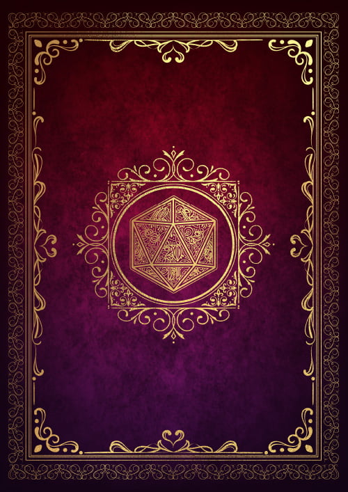 RPG Character Journal: A vintage-inspired journal for creating and tracking your role-playing game character. With a captivating purple and red vintage cover design, it's the perfect companion for your RPG adventures