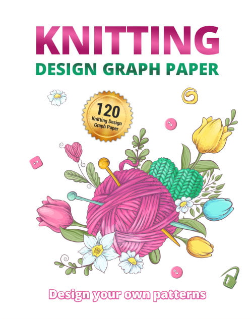 Knitting Design Graph Paper: Design Your Own Knitting Projects | Chart Ratios 4:5 (Premium Knitting Paper Notebook)