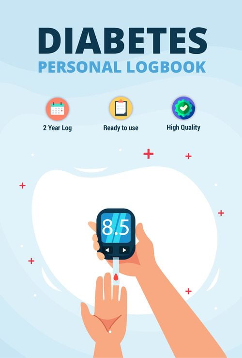 Diabetes Personal Logbook: Daily Blood Sugar Monitoring and Recording Journal for Diabetes Management
