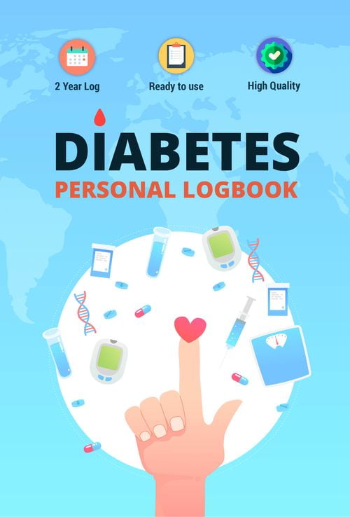 Diabetes Personal Logbook: Daily Glucose Tracker and Record for Optimum Health Management